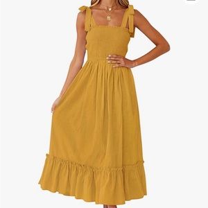New never worn Zesica dress in yellow